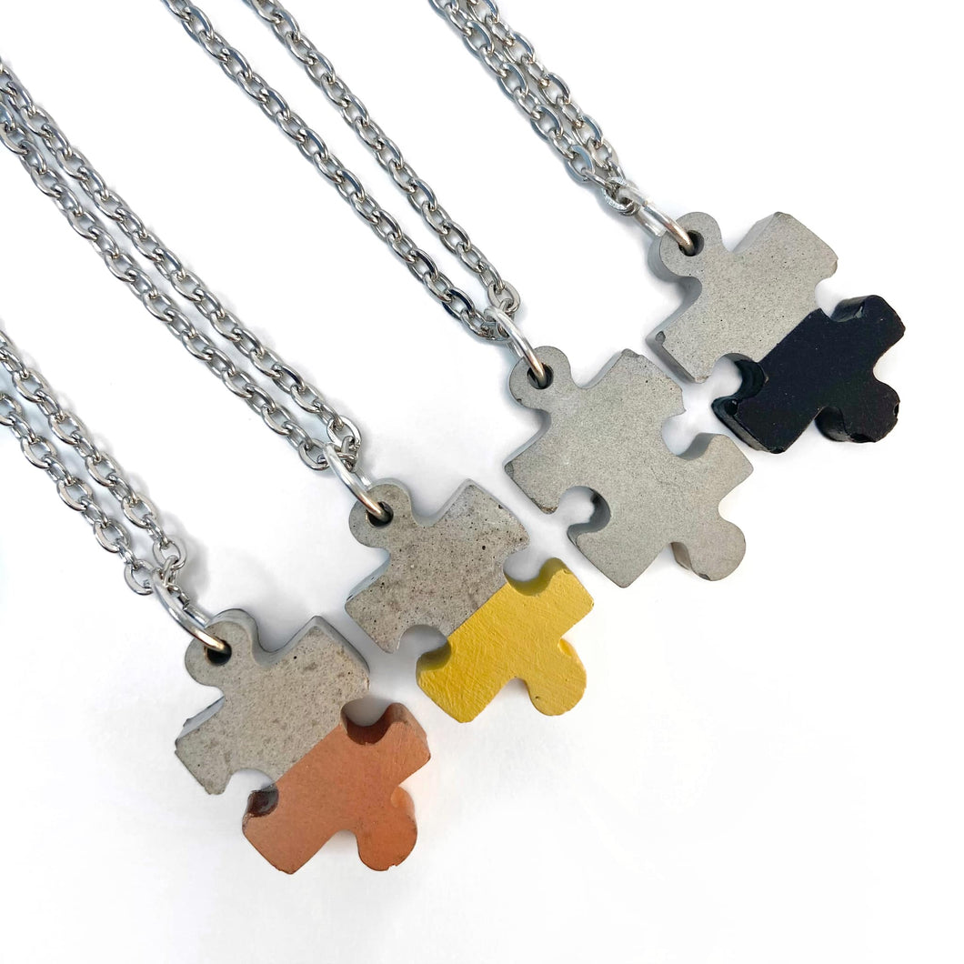 Limited-Time Puzzle Piece Pendant Necklace
