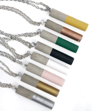 Load image into Gallery viewer, Cylinder Pendant Necklace
