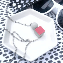 Load image into Gallery viewer, Retro Sphere/Cube Necklace

